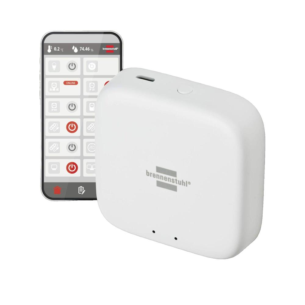 Brama inteligentnego domu Brennenstuhl Gateway Zigbee 3.0 lekka i kompaktowa