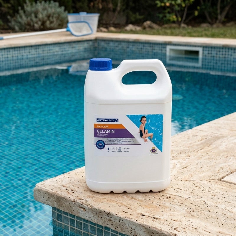 Gel détartrant puissant pour parois et fond de piscine | 5 litres | Nettoyage en profondeur - 4