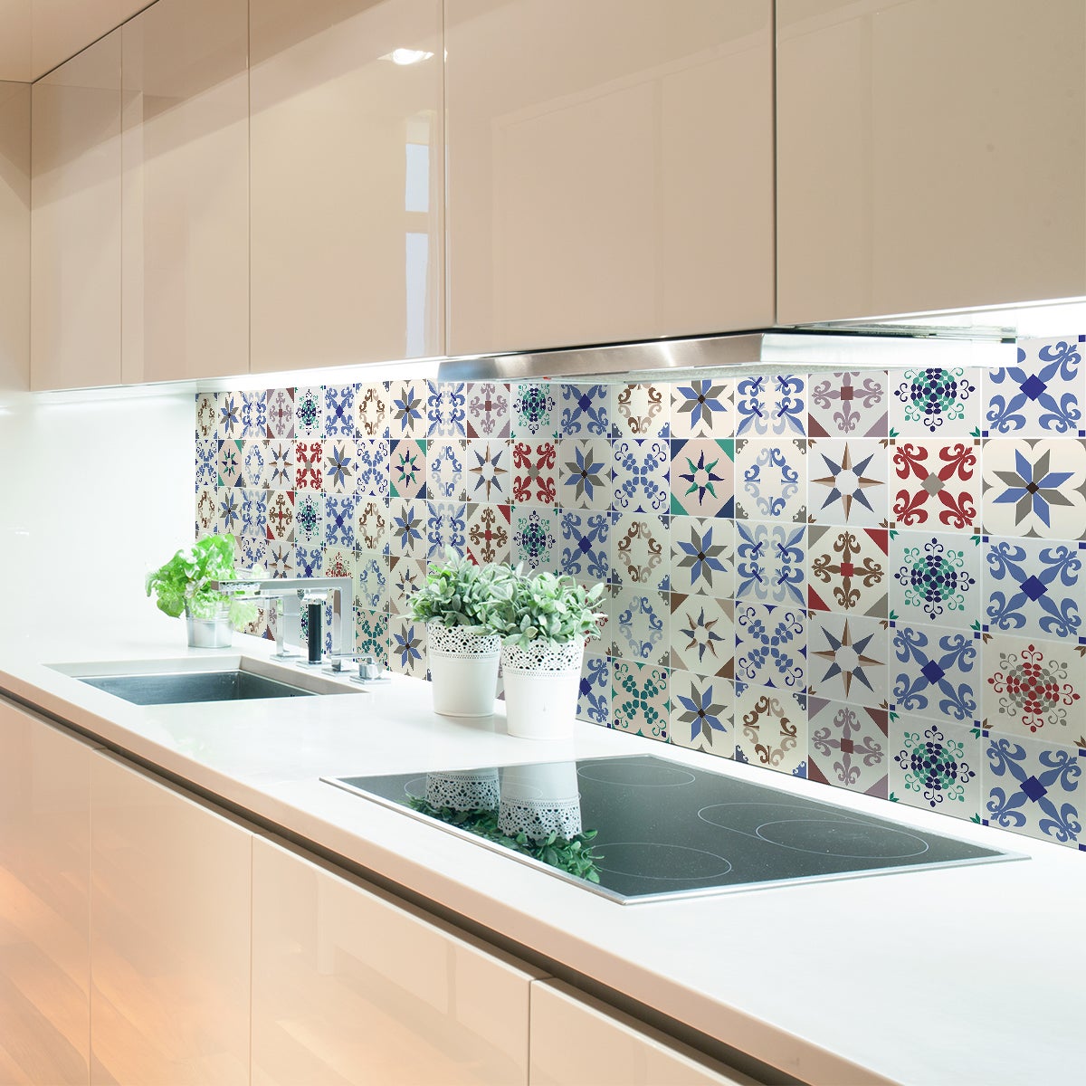 Adesivos de parede para azulejos, ideais para cozinha e banheiro - 24 ...
