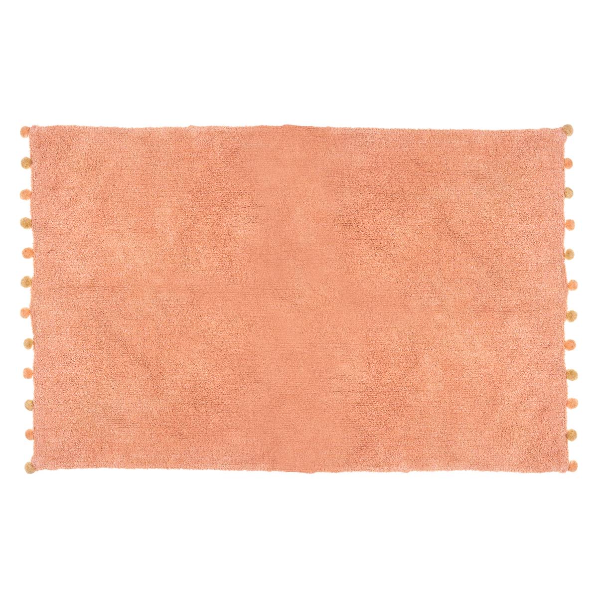Alfombra infantil - rosa - algodón 100 x 150 cm - atmosphera créateur d'intérieur