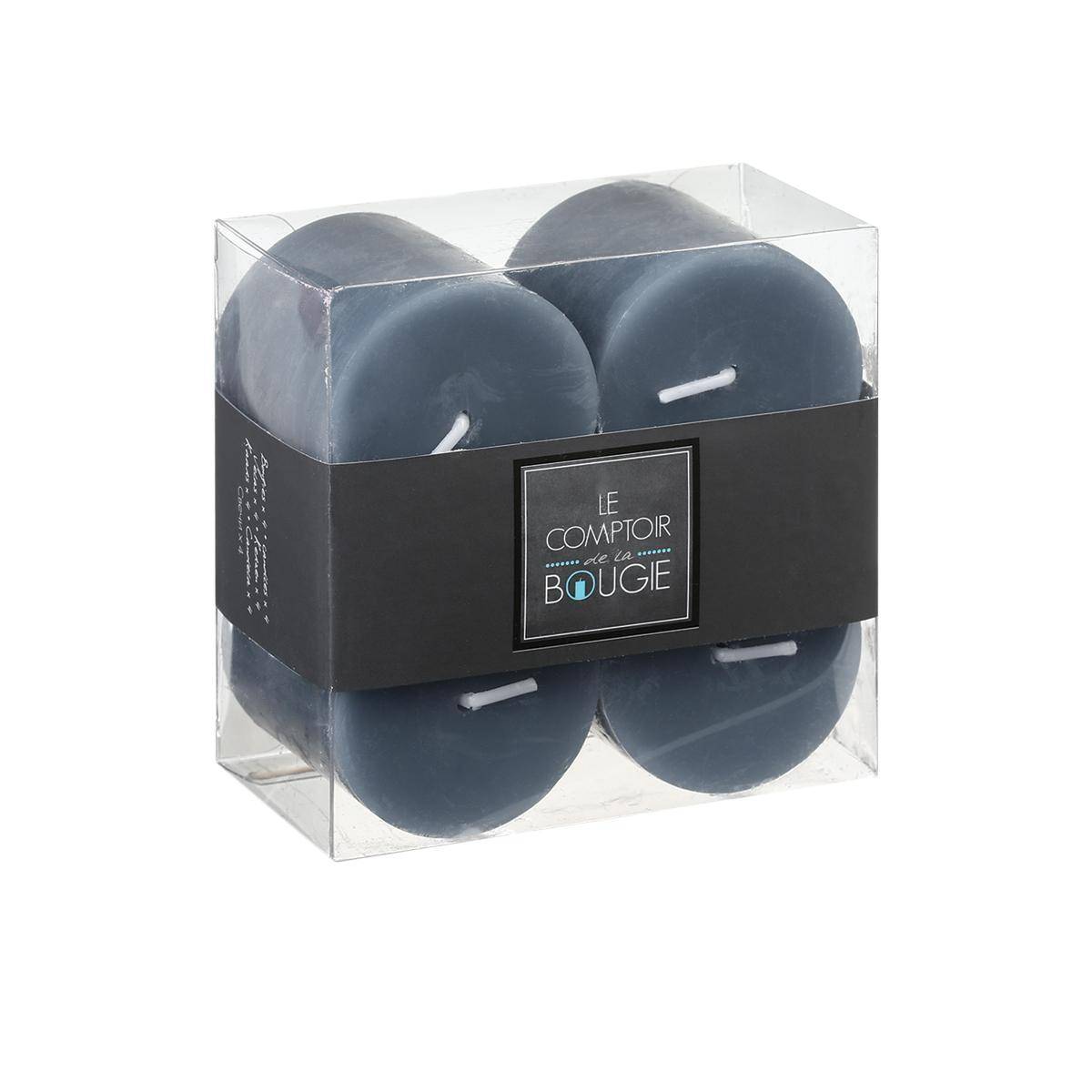 ATMOSPHERA Candela Rustica Gialla - 663g, 10x10 Cm, Per Arredamento E Atmosfera Calda