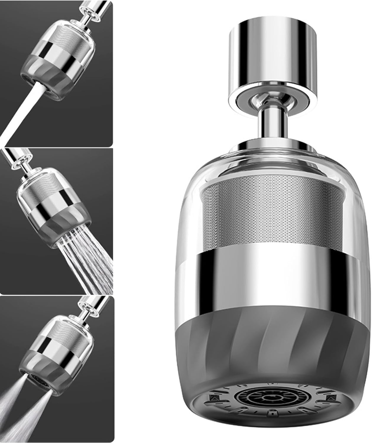 Prelungitor de chiuvetă de bucătărie, filtru de aerator rotativ, extensie de chiuvetă de bucătărie, economisire a apei