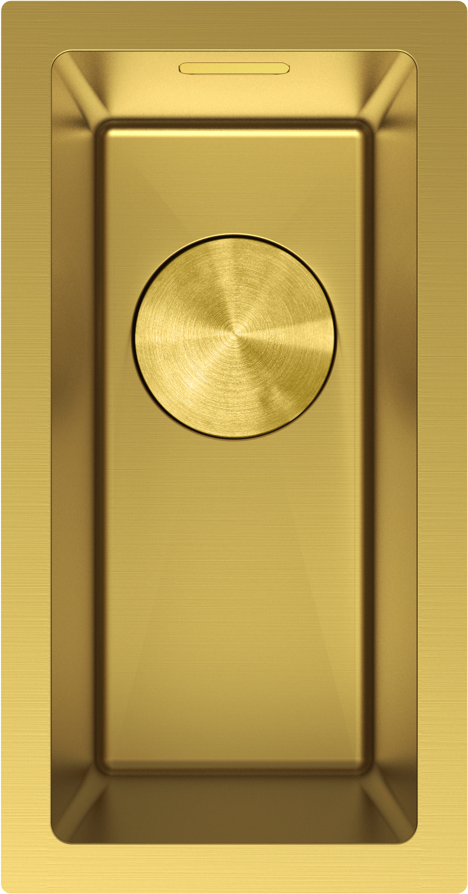 Mexen Trixo zlewozmywak stalowy 1-komorowy 230 x 440 mm, złoty - 6411221000-55