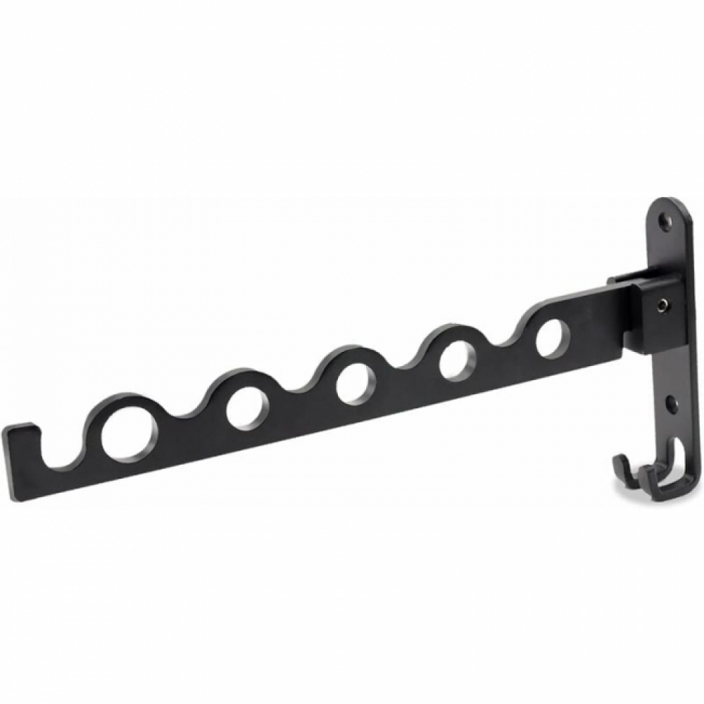 S choir Mural Pliable En Aluminium Noir S choir Linge Pour Salle De s-choir-mural-pliable-en-aluminium-noir-s-choir-linge-pour-salle-de