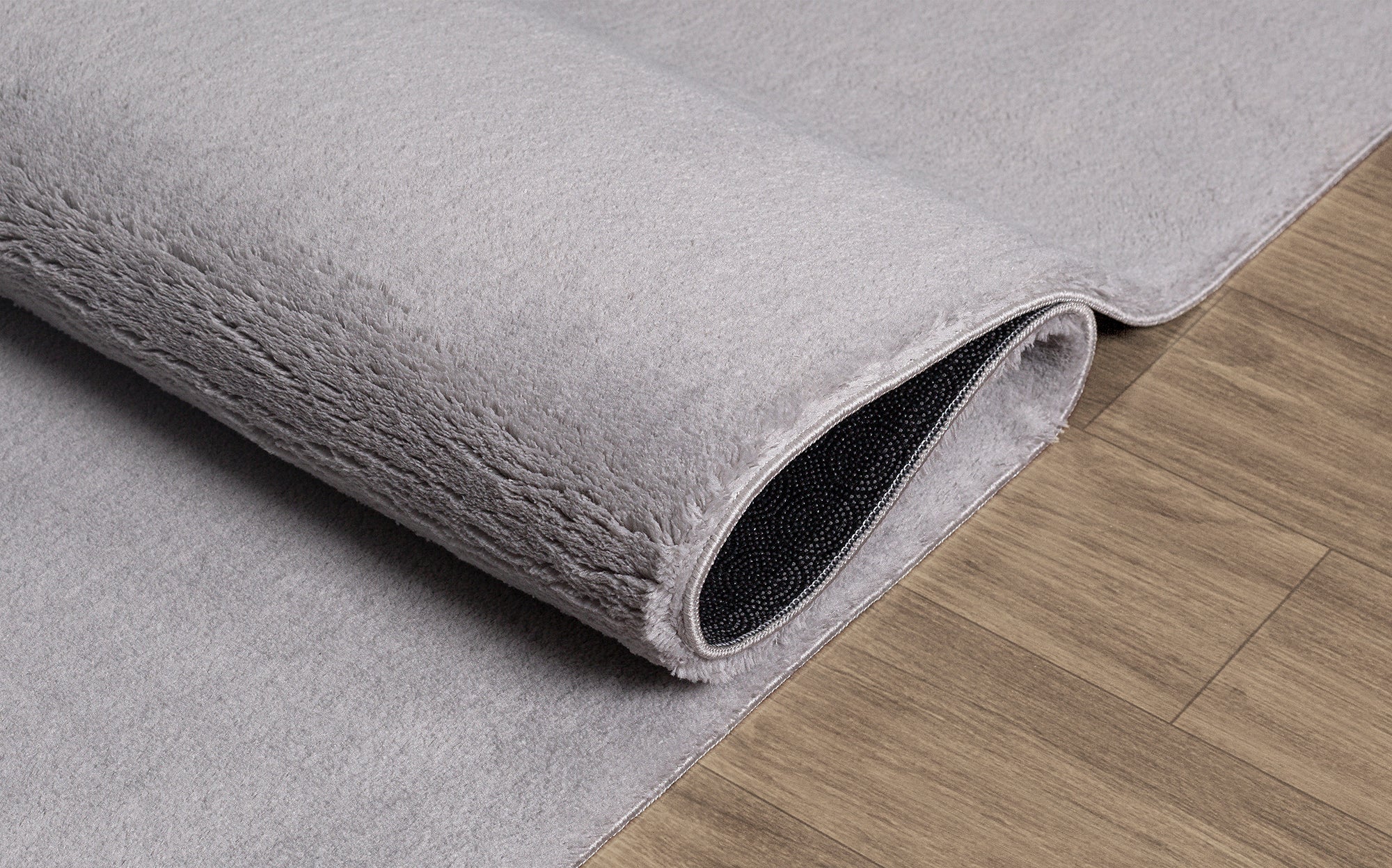 Tappeto antiscivolo lavabile unito Grigio, 240 x 340 cm - RELAX - 7