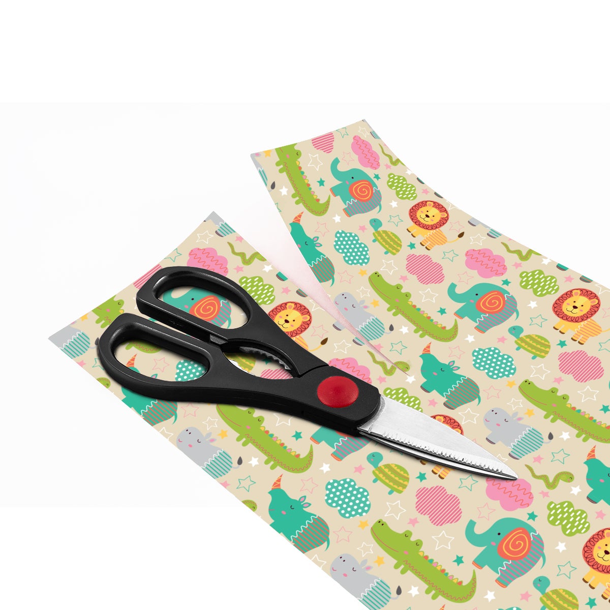 Pegatina muebles para niño animales africanos - adhesivo de pared - revestimiento sticker mural decorativo - 60x90cm - 4