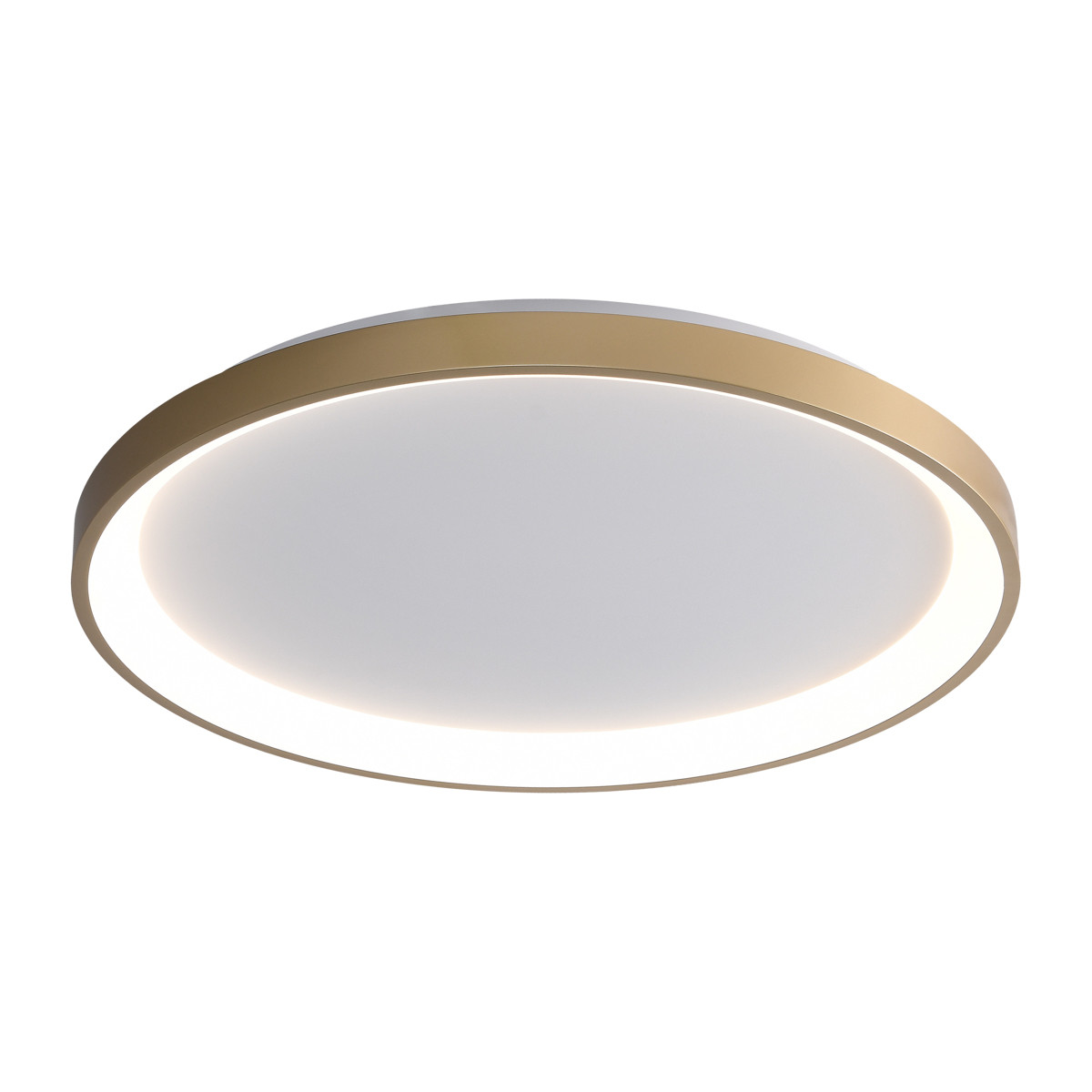 Plafon okrągły RADEN LED 50W Odcienie bieli 2900lm złoty wym: 6,5 x 58 x 58 cm IP20 Italux