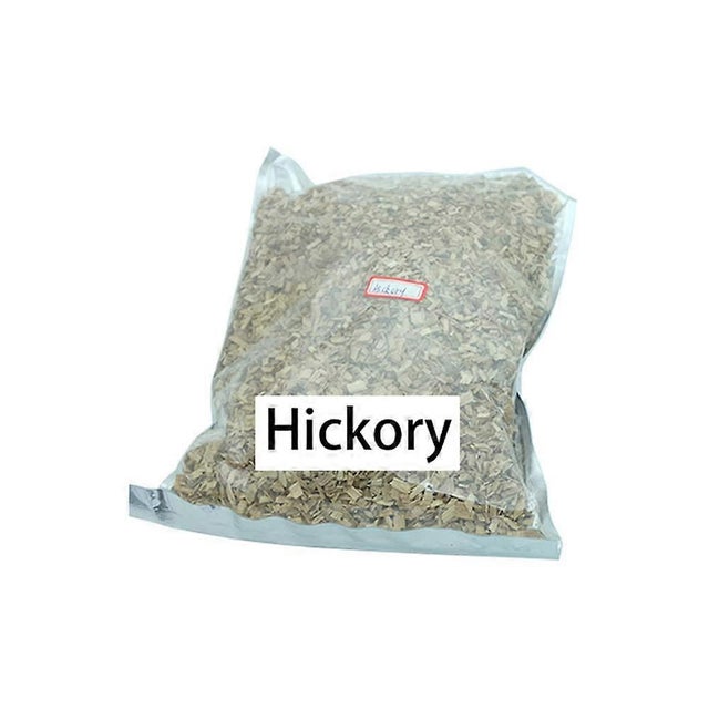 Virutas de madera de hickory para ahumar carne, bolsa de 125 g, madera para barbacoa de larga duración