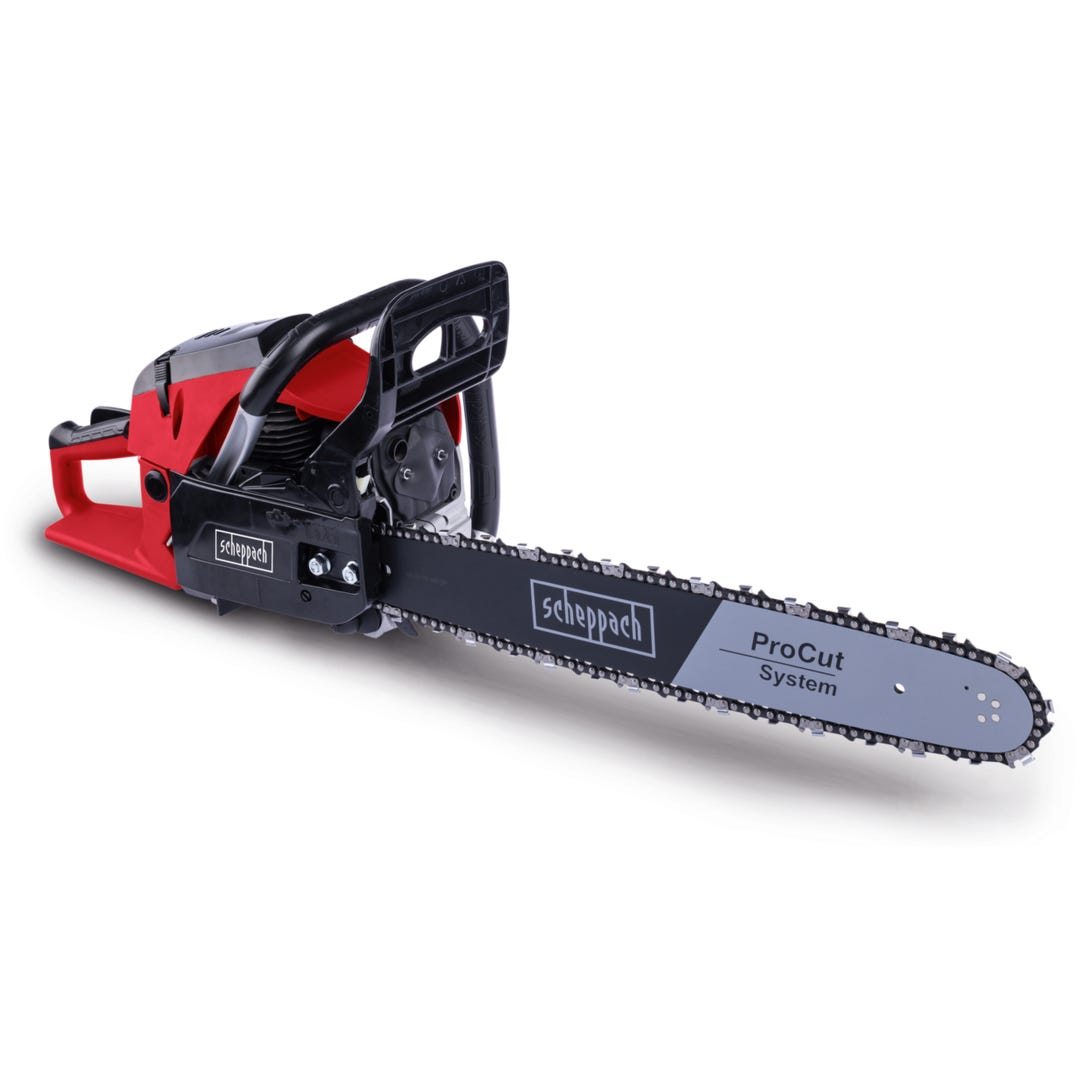 Scheppach Trononneuse thermique PCS53 - 53 cm - moteur 2 temps - longueur 51 cm - de coupe max 47 cm - vitesse de coupe 21 m/s - rservoir 0,55L | Leroy Merlin Scheppach Trononneuse thermique PCS53 - 53 cm - moteur 2 temps - longueur 51 cm - de coupe max 47 cm - vitesse de coupe 21 m/s - rservoir 0,55L | Leroy Merlin