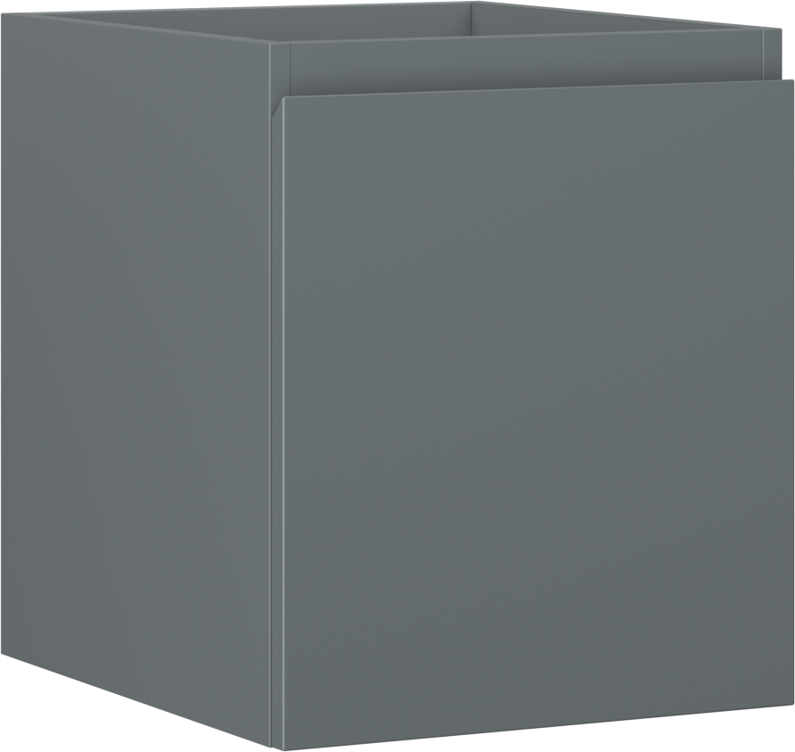 Mexen Orio szafka łazienkowa podumywalkowa 40 cm, 1 szuflada, grafit mat - 91A10-04047-1-BF66