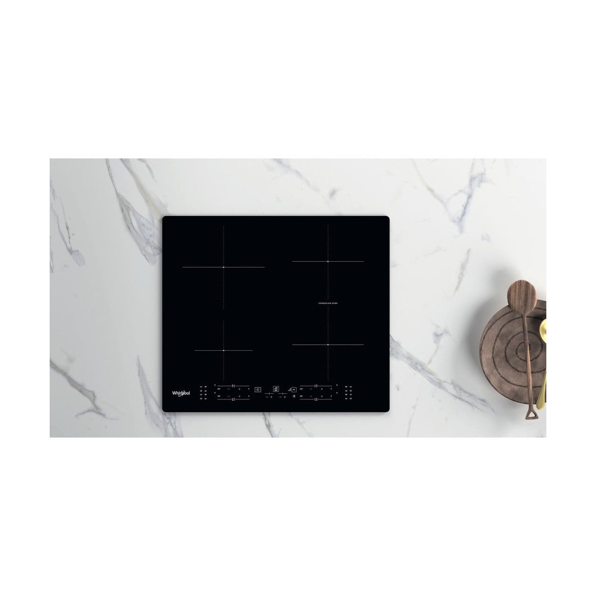 Whirlpool WB B8360 NE Noir Intégré 59 cm Plaque avec zone à induction 4 zone(s) - 4