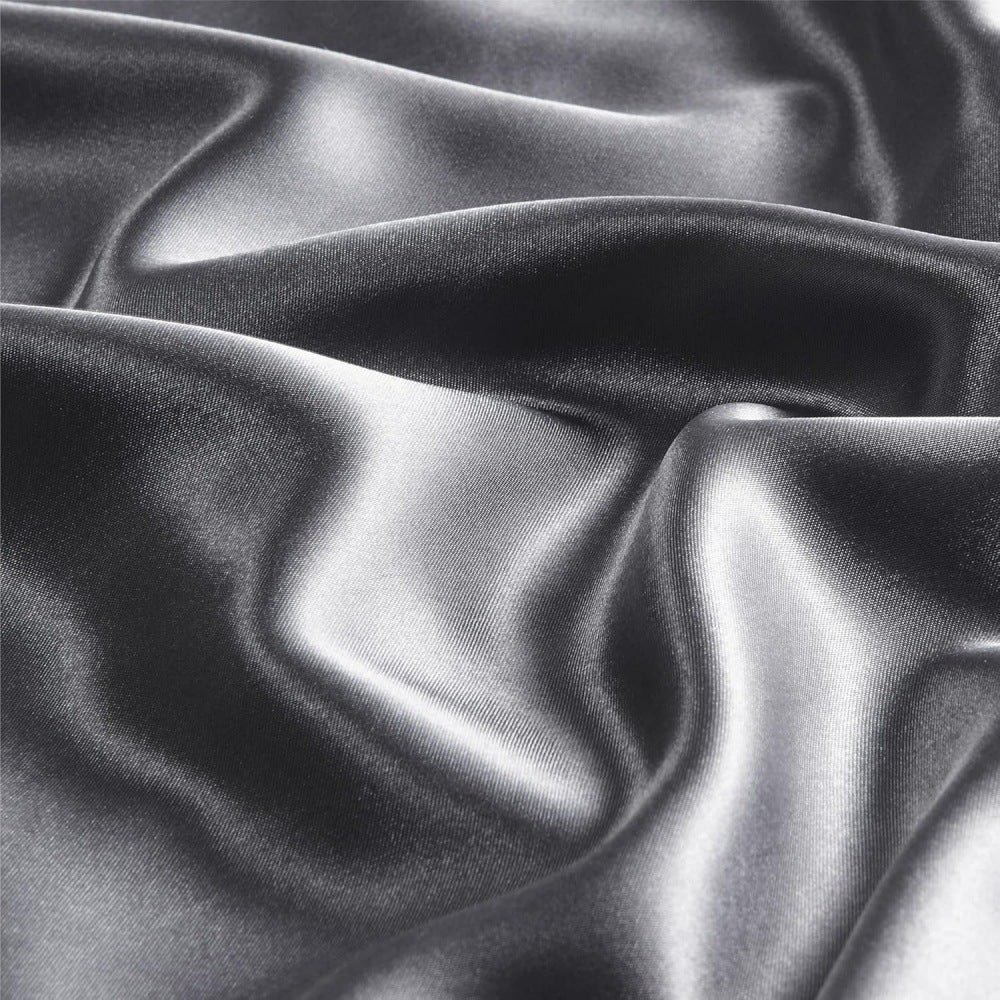 Lot de 2 taies d'oreiller en satin doux, lisses et infroissables pour homme et femme，Standard (20x26 Inch) - 3