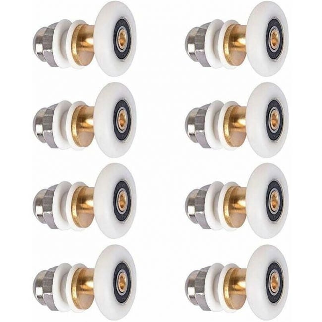 Rolki do drzwi prysznicowych, rolki zamienne do rolek o średnicy 23 mm