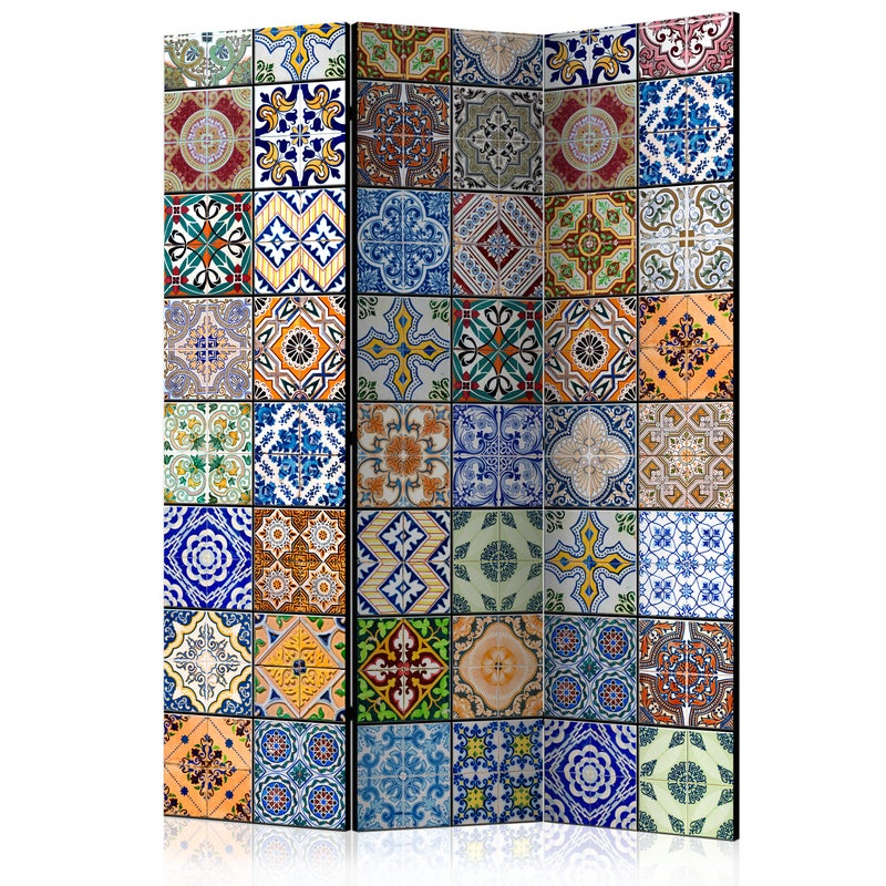 Zdjęcia - Pozostałe meble Parawan Muralo Akustyczny 135x172 cm 1 szt. Płytki Kolorowa Mozaika Wzorzyste Kafelki
