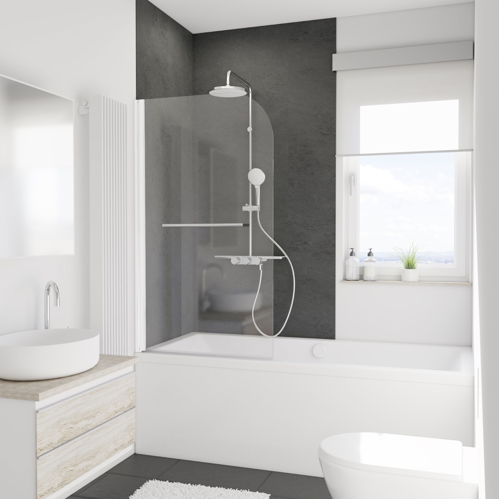 Aluminium laqué blanc mat