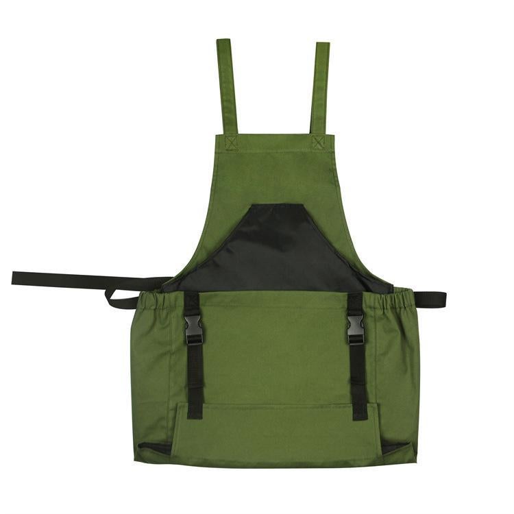Taille dépliée : 52,5 x 59,5 cm (vert) Tablier de jardinage, de cueillette de fruits et de fleurs, de nettoyage ménager, multifonctionnel, imperméable - 4
