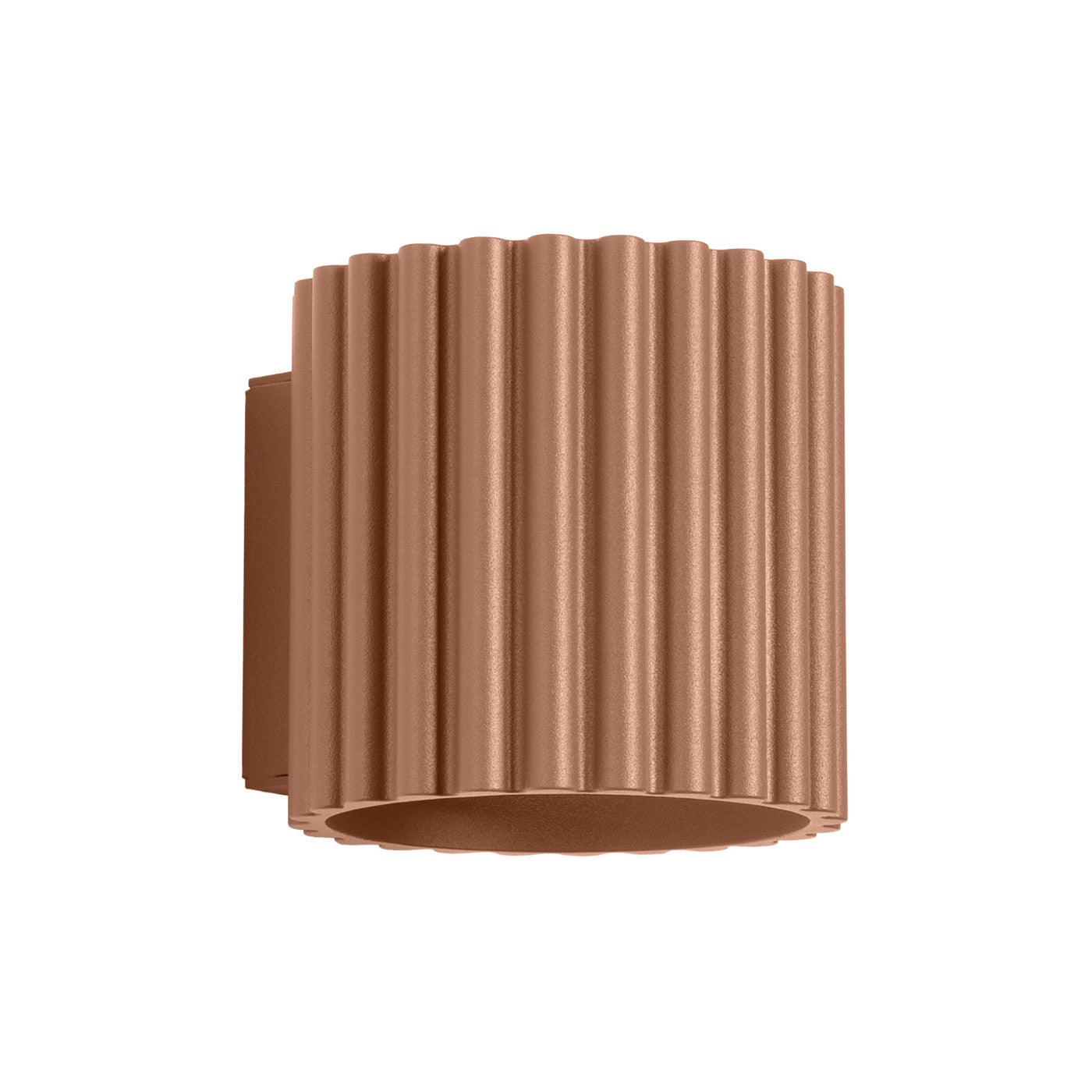 Kinkiet nowoczesny AURA mocca 1xG9x10W wym: 10x10x12 cm IP20 Sollux Lighting
