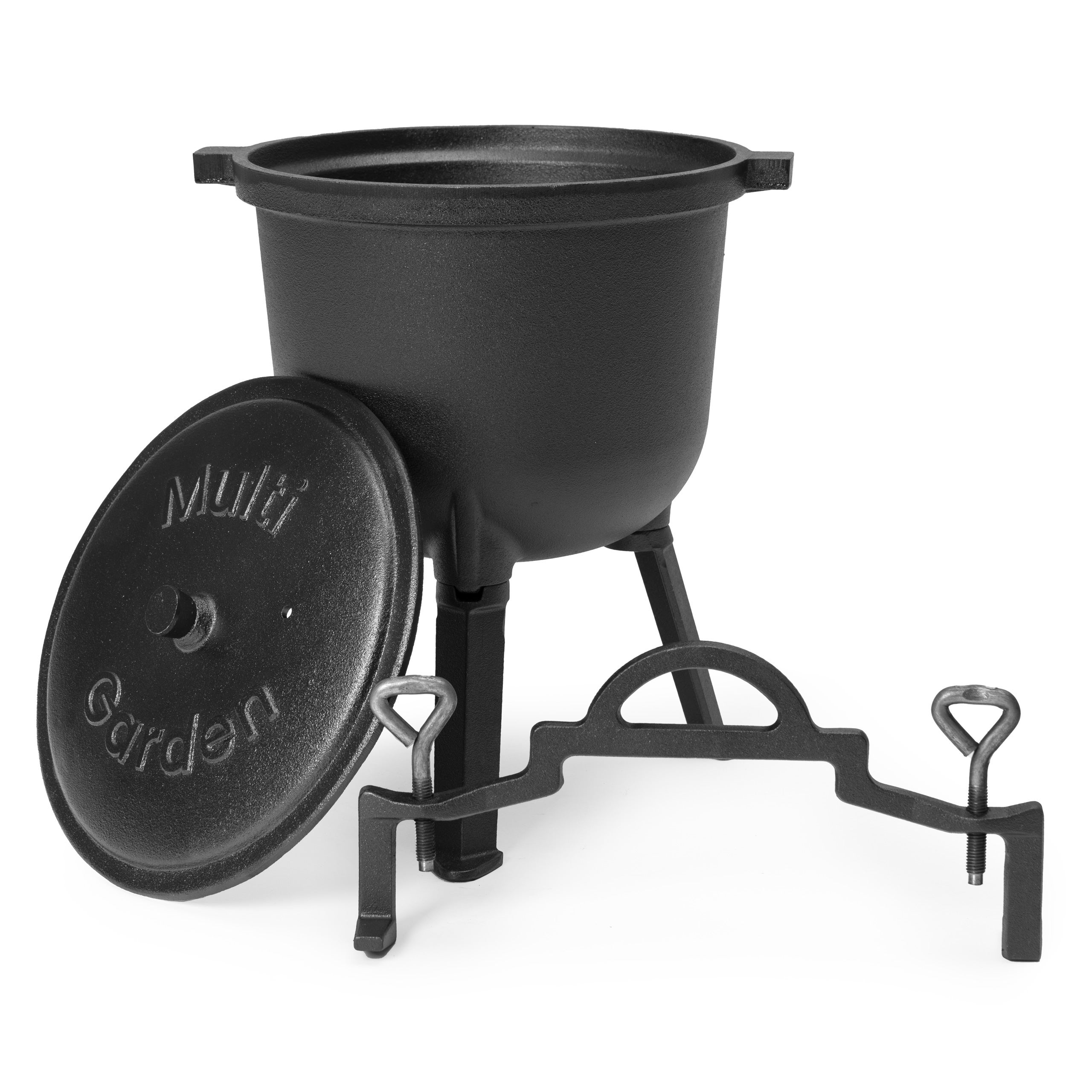 Kociołek żeliwny stojący 8L garnek myśliwski ognisko grill MultiGarden - 3