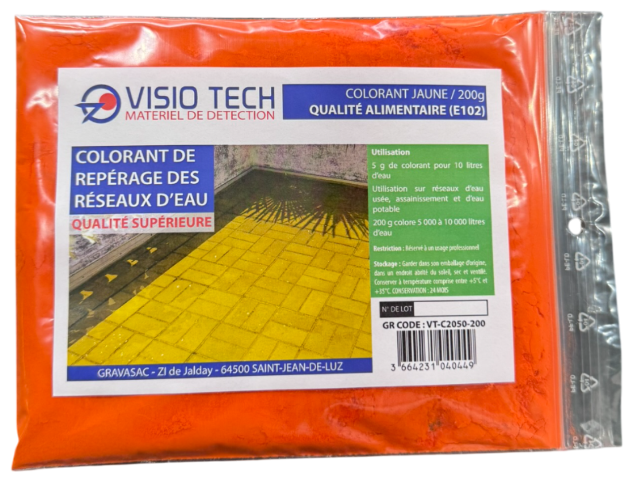 Teinture Bois Wooddye 30g – Colorant Poudre Rouge Soluble à L’eau, Aspect Mat
