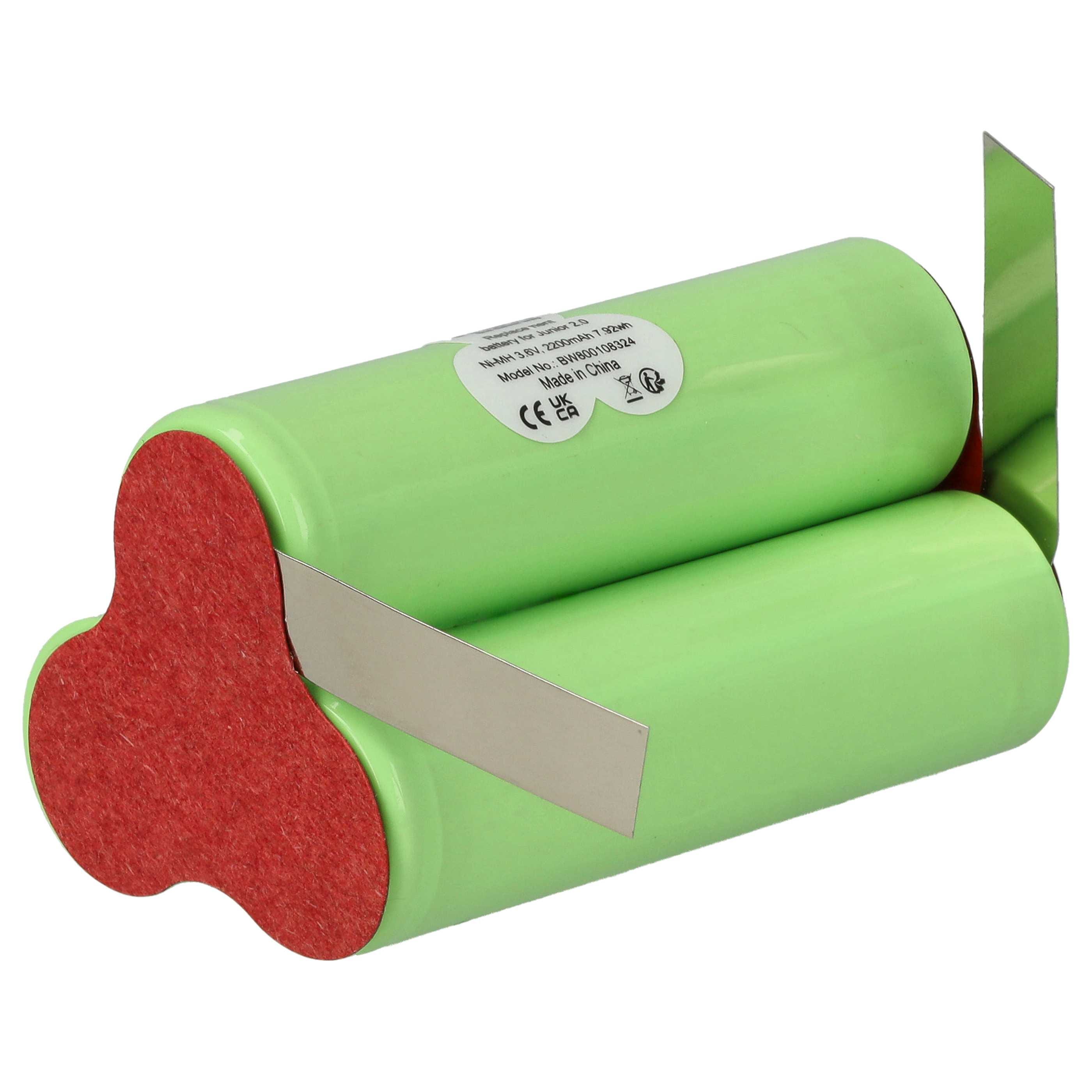 Batteria Vhbw Per IRobot Braava 2000, 300, 380 Series - 2000mAh, 7.2V NiMH, Ricambio Compatibile - Foto 8