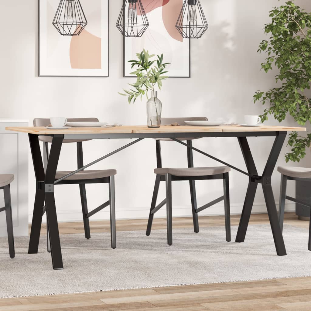 Nogi do stołu w kształcie litery Y, 140x60x73 cm, stal vidaXL