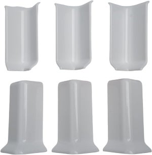 4 Protezioni Angolari In Silicone Anticollisione Angoily – Per Cappe, Tavoli E Mobili (Grigie) - 3