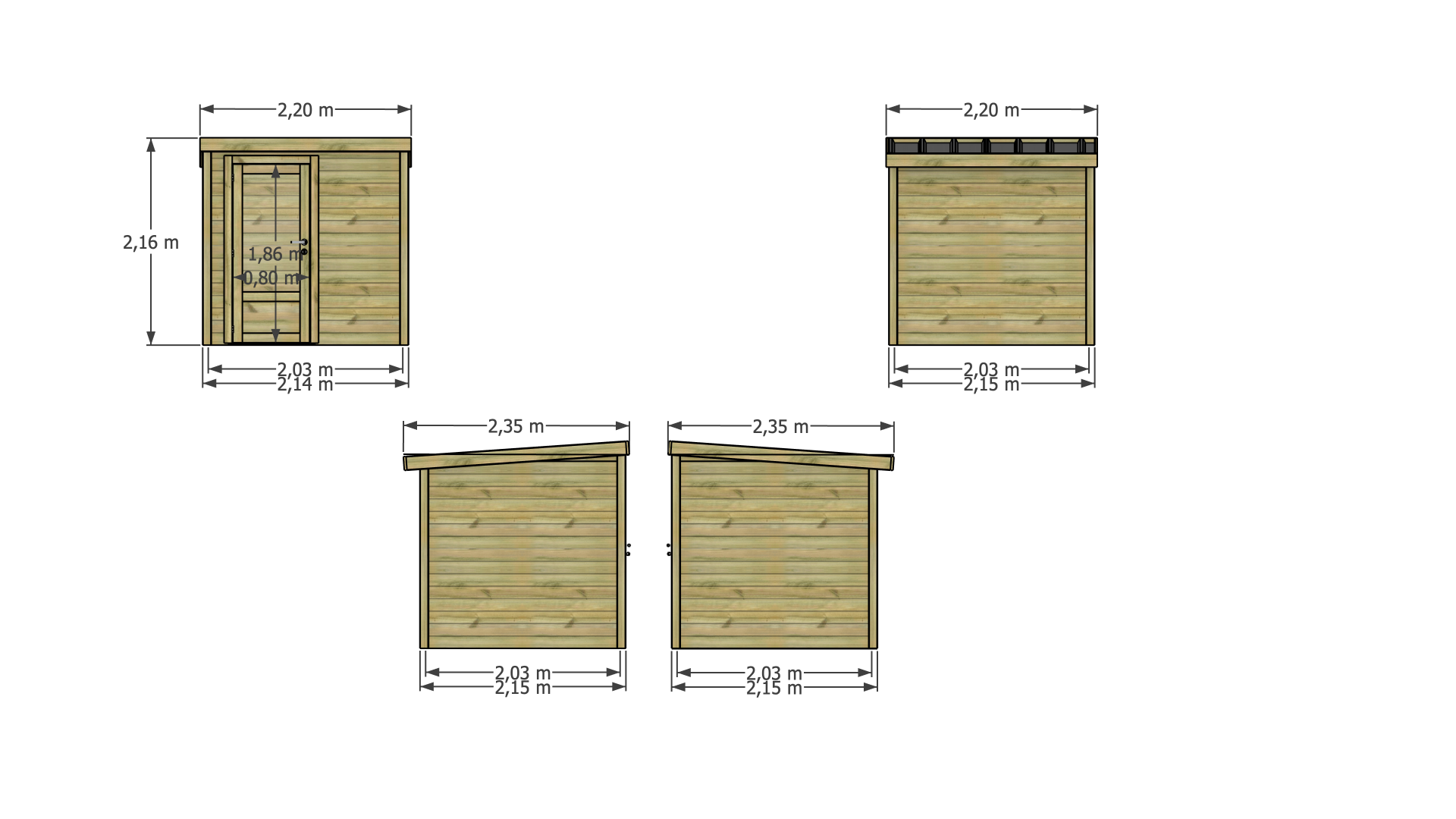 Essentiel - Porte simple vitrée - 5