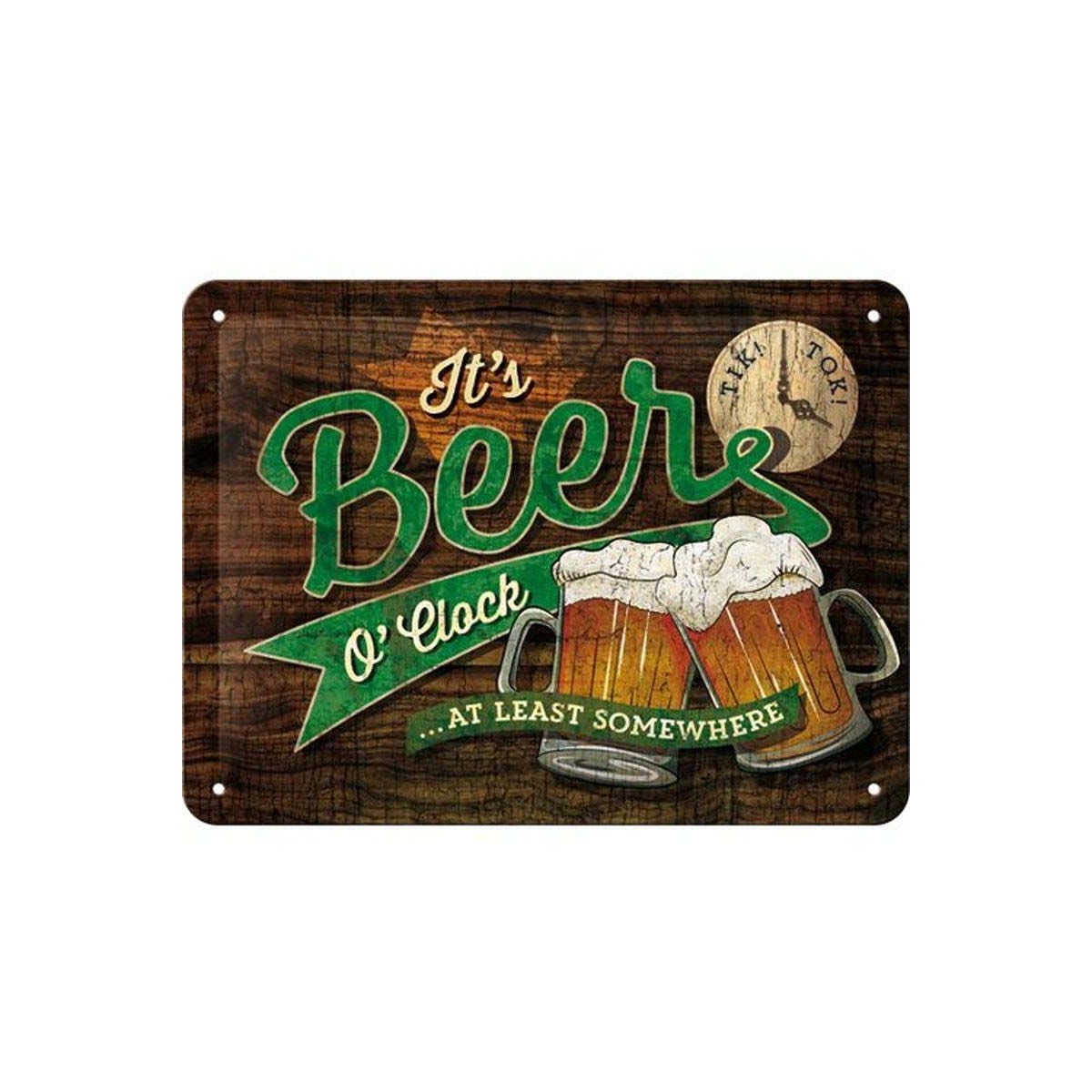 Magnet -Nostalgic Art- Beer O’Clock Glasses – 6x8cm
