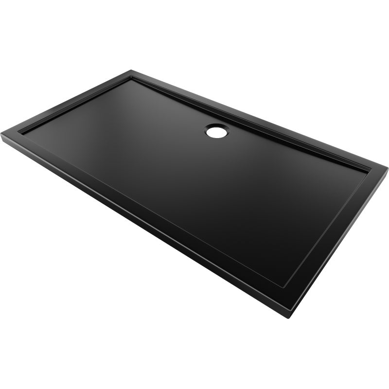 Mexen Flow brodzik prostokątny slim 160 x 85 cm, czarny mat - 46R708516