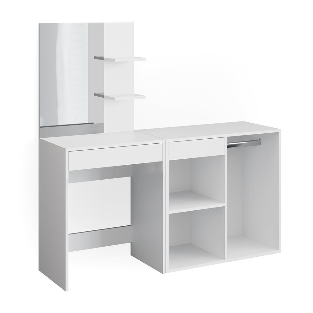 Vicco Szaleństwo sosu Isabelle, Biały, 140 cm z szafką
