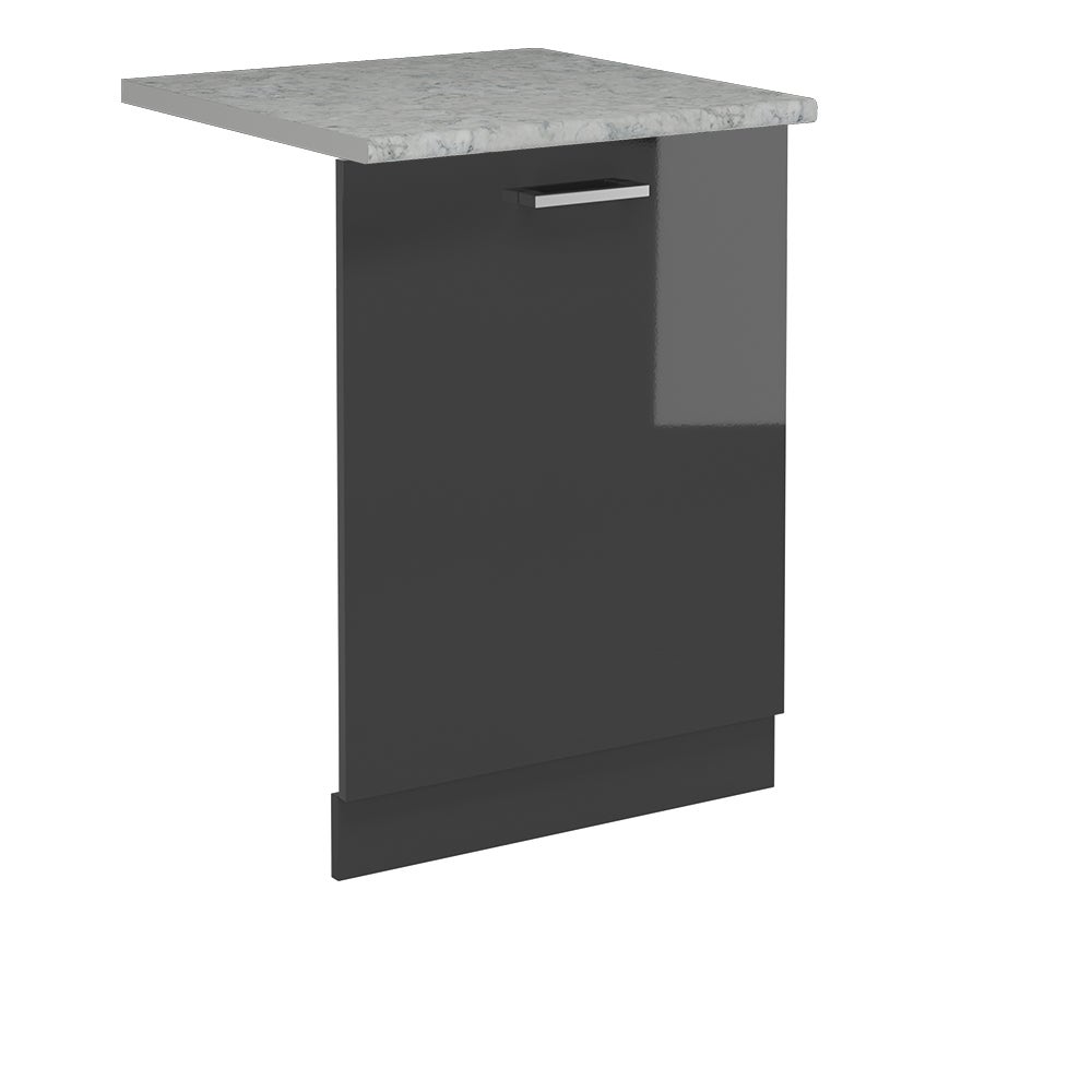 Vicco Panel przedni zmywarki R-Line, Antracyt wysoki połysk, 60 cm , BP Marmur
