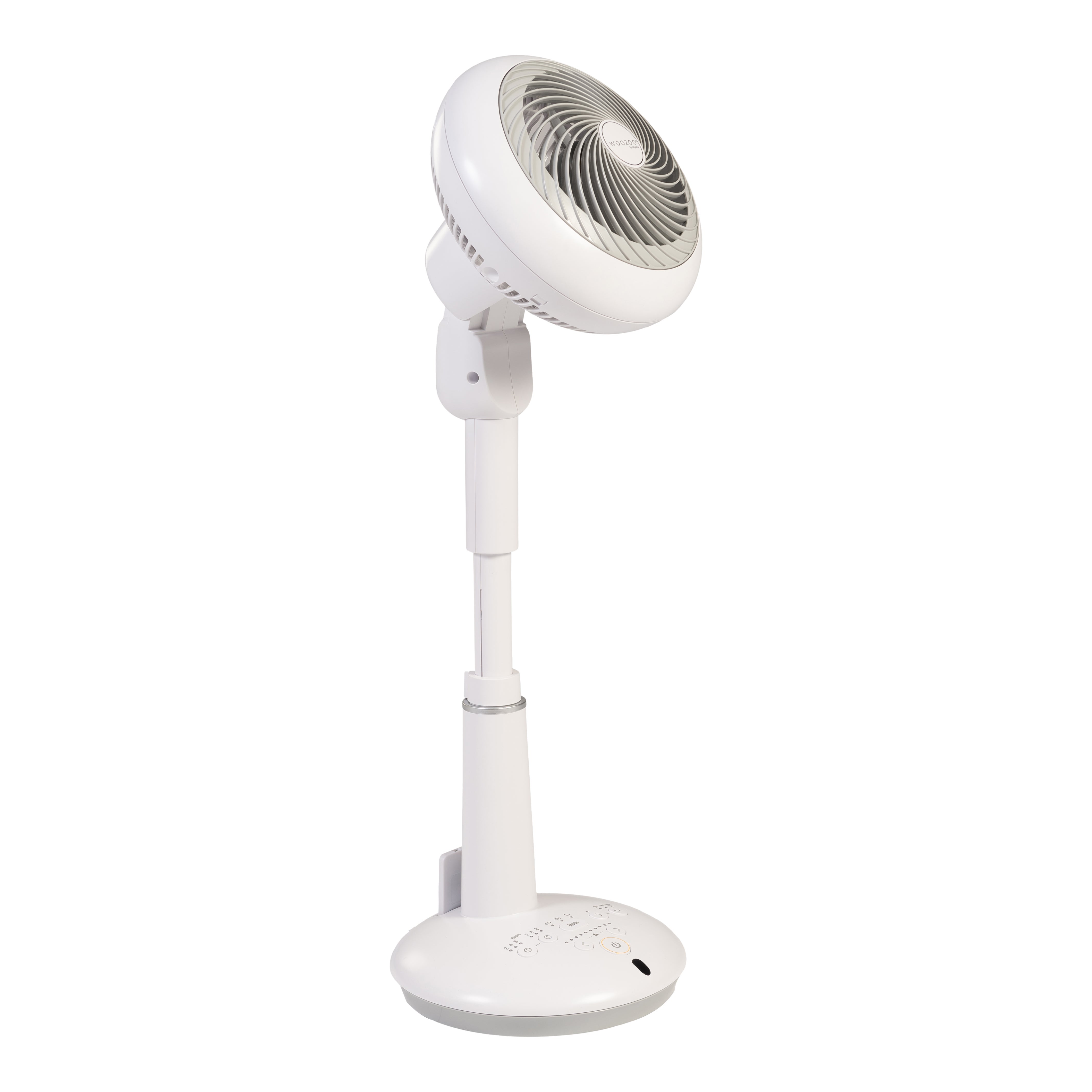 Iris Ohyama Woozoo Ventilatore Da Tavolo 30m&sup2; - Telecomando, Oscillazione 80&deg;/75&deg;, Silenzioso, Nero Cenere