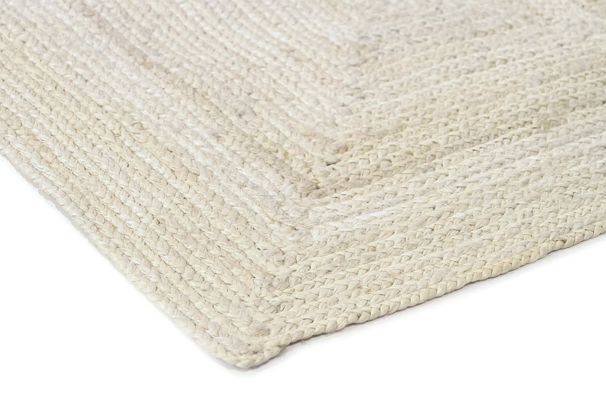 Hamid - Tapis en jute blanc ALHAMBRA 170x120cm - Tapis pour salon, chambre, salle familiale - 6