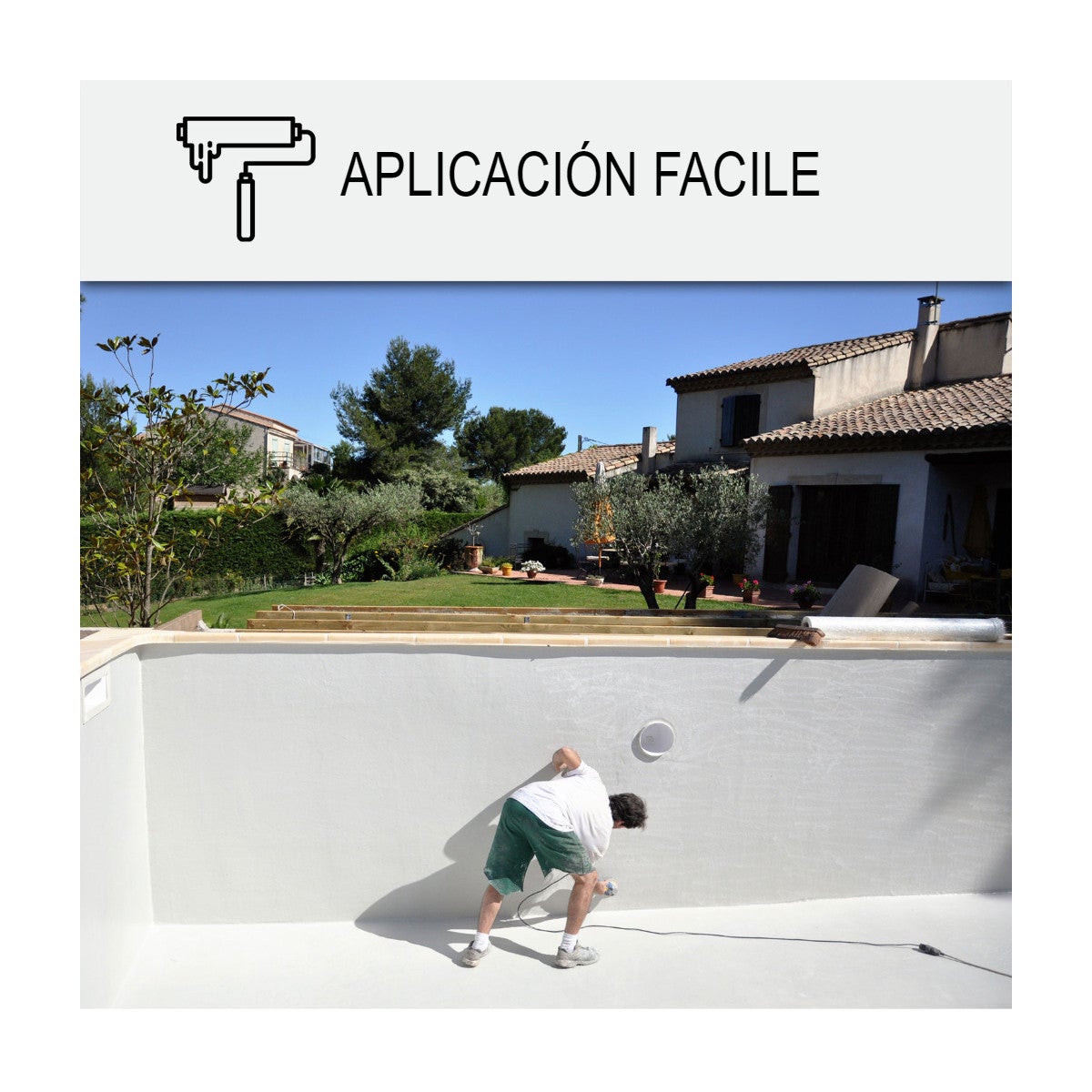 Pinturas impermeabilizantes para piscinas - ARCAPOOL - 2,5 L Gris Cercano - RAL 7040 - ARCANE INDUSTRIES - 4