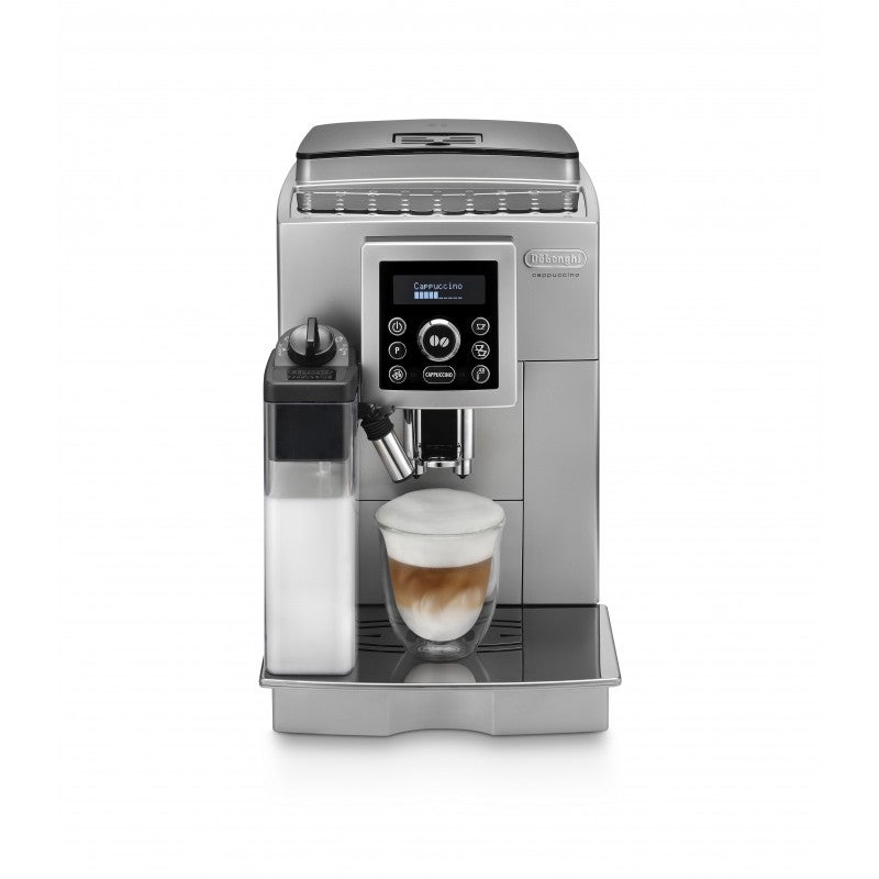 Delonghi cafetera superautomática ecam 23.460.sb. grano y molido. sistemalattecrema. iluminación de la taza. 1450 w