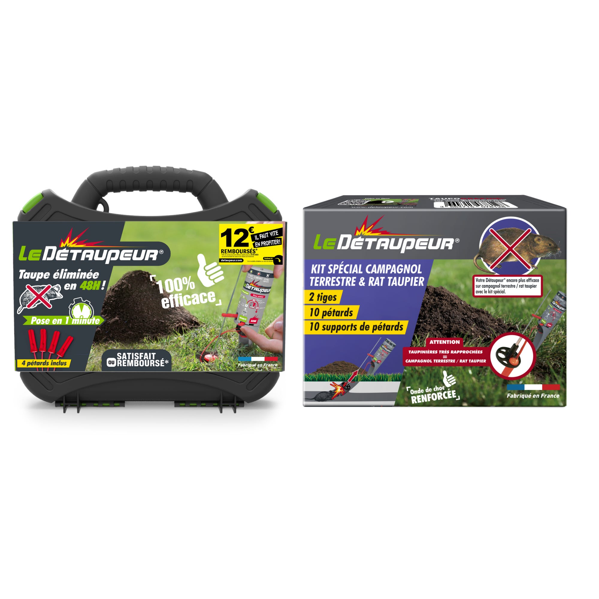 Kit Complet Valisette 4 Recharges, Piège Anti-taupes Et Rats Taupiers Detaupeur 5627888 Kit Complet Valisette 4 Recharges, Piège Anti-taupes Et Rats Taupiers Detaupeur 5627888