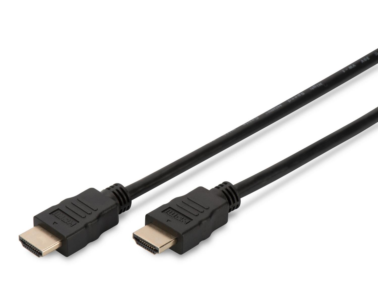 Digitus DK-330107-030-S câble HDMI 3 m HDMI Type A (Standard) Noir ...