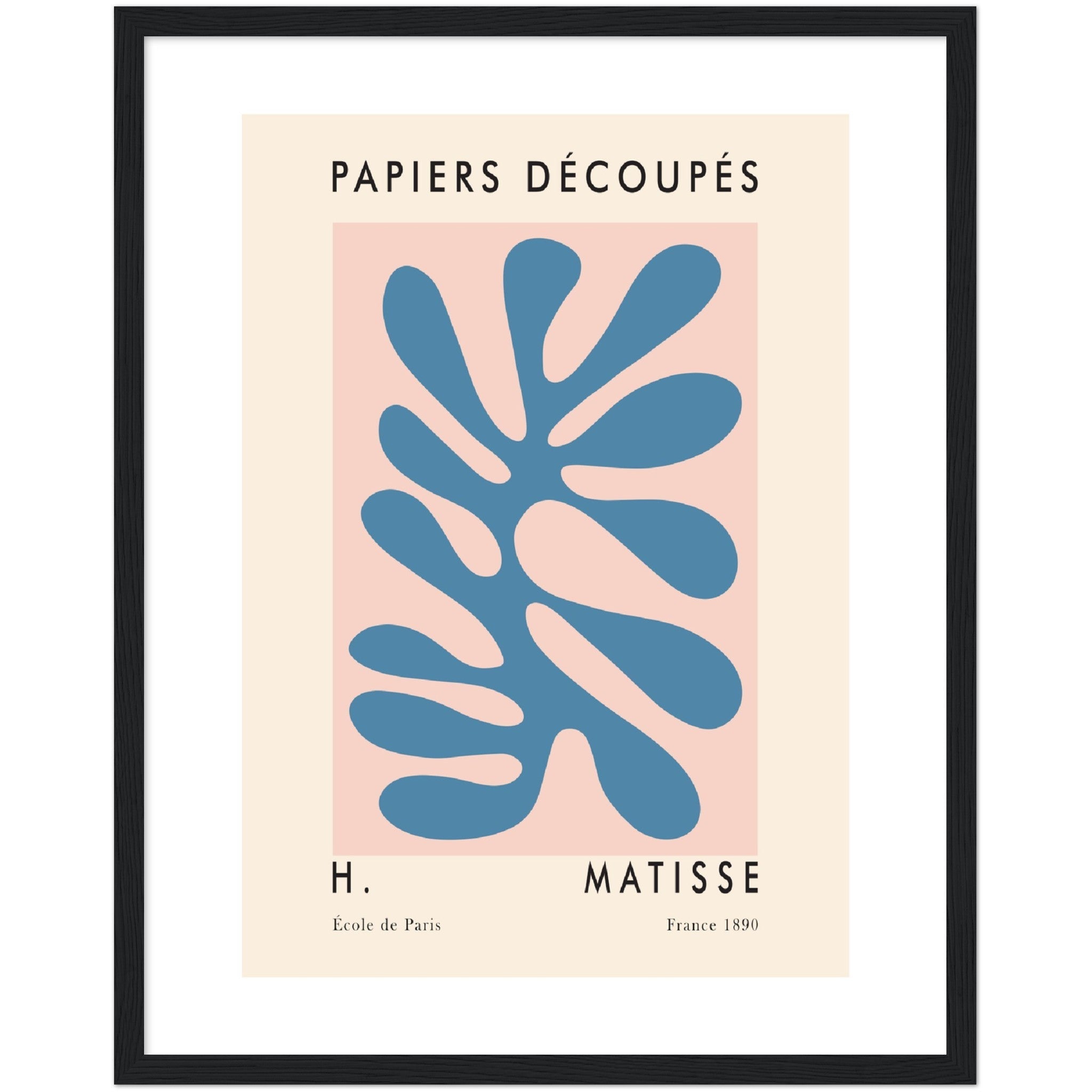 Lámina decorativa para enmarcar MATISSE PARIS 50x70 cm | Leroy Merlin