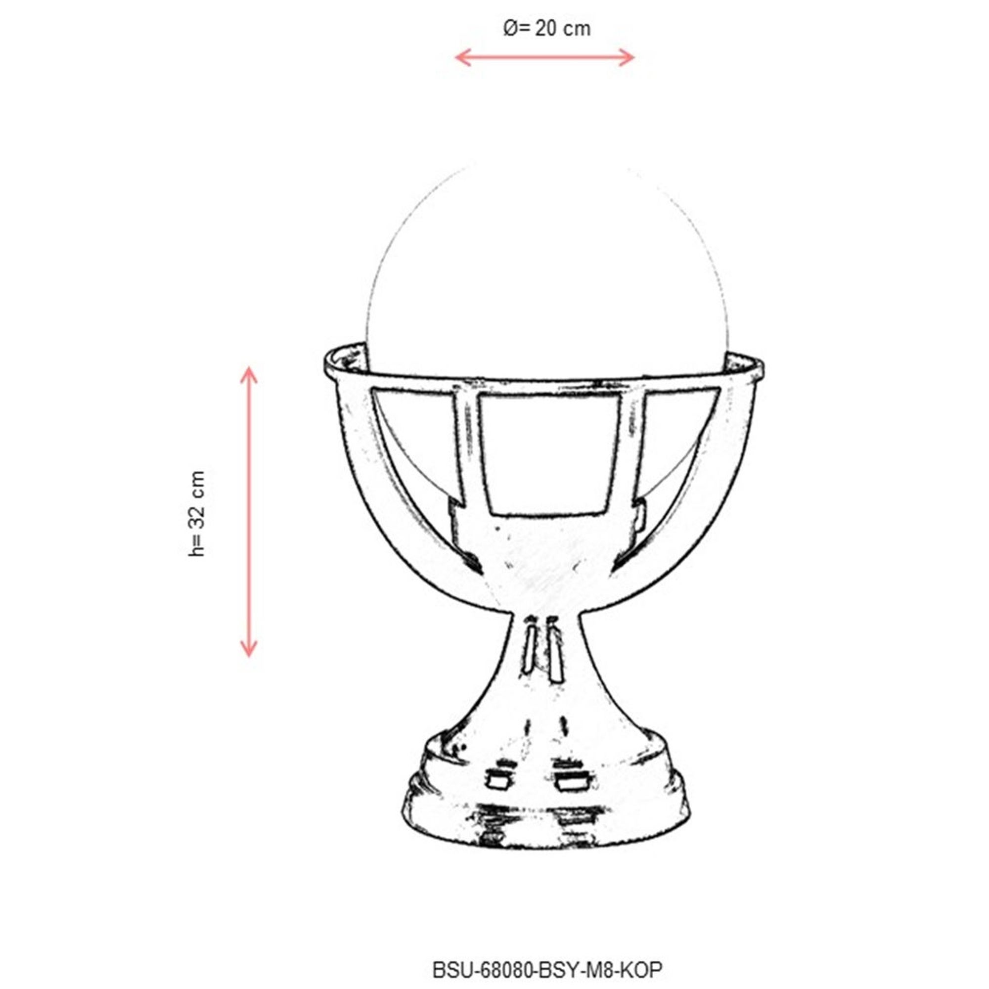 Applique da esterno, struttura in ABS, Colore nero - 3