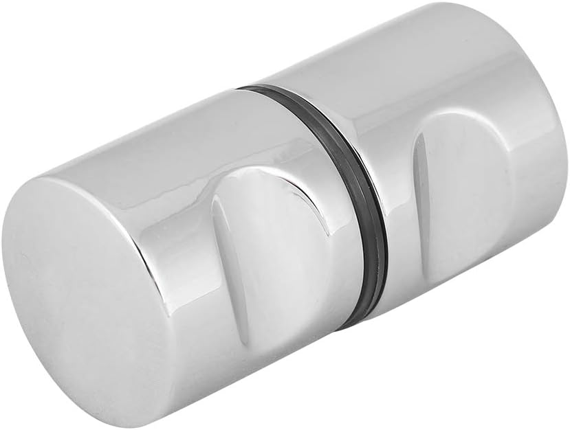 Klamki do drzwi, chromowany uchwyt ze stopu aluminium do szklanych drzwi prysznicowych w domu