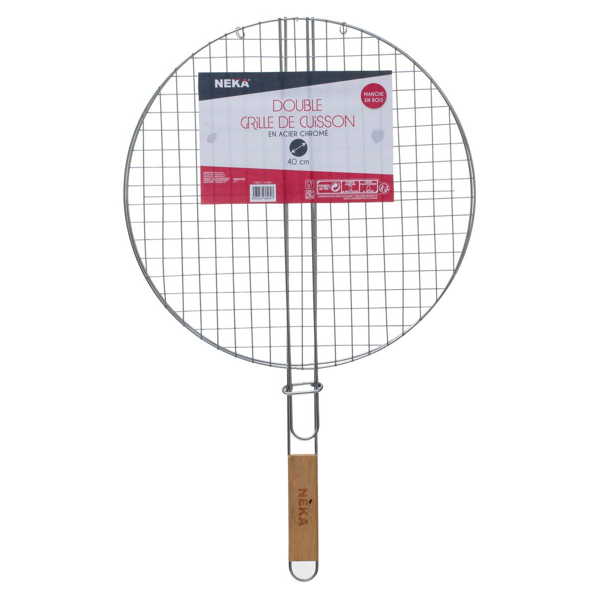 Double Grille Barbecue Ronde 