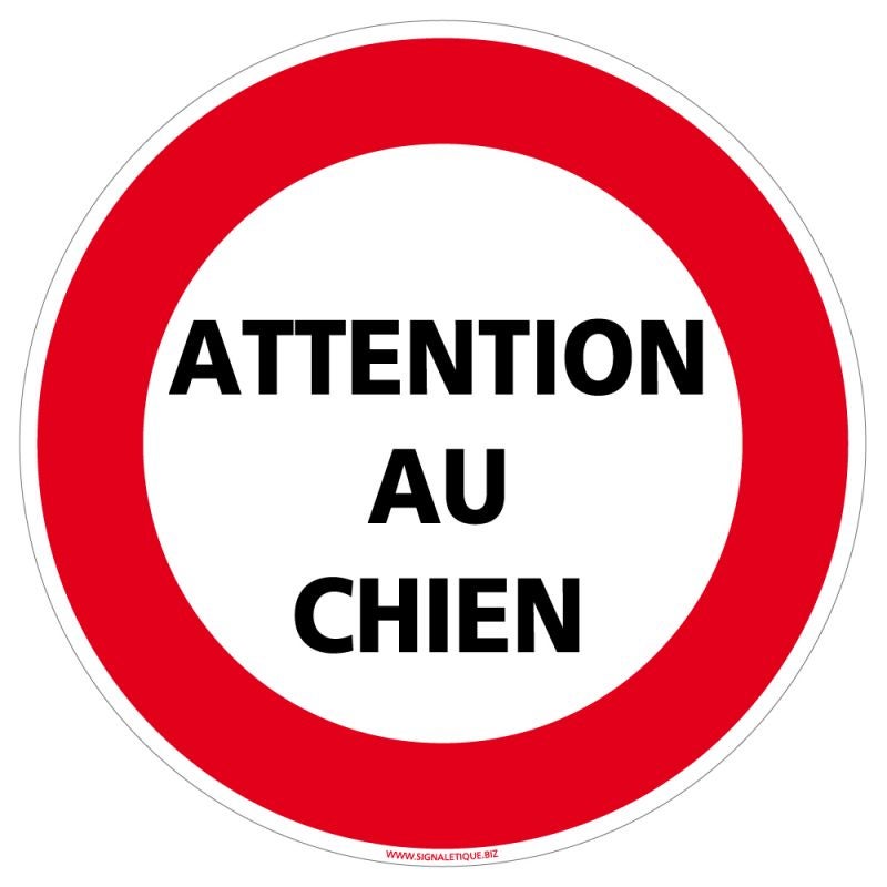 SAMOYÈDE PLAQUE ATTENTION AU CHIEN Panneau Avertissement Pancarte P1