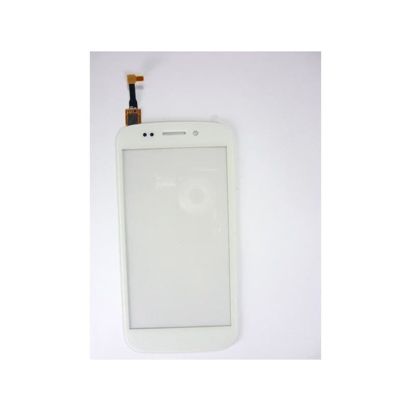 Vitre écran Tactile Wiko Barry - Blanc + Adhésif 3M Et Outils - Remplacement Neuf