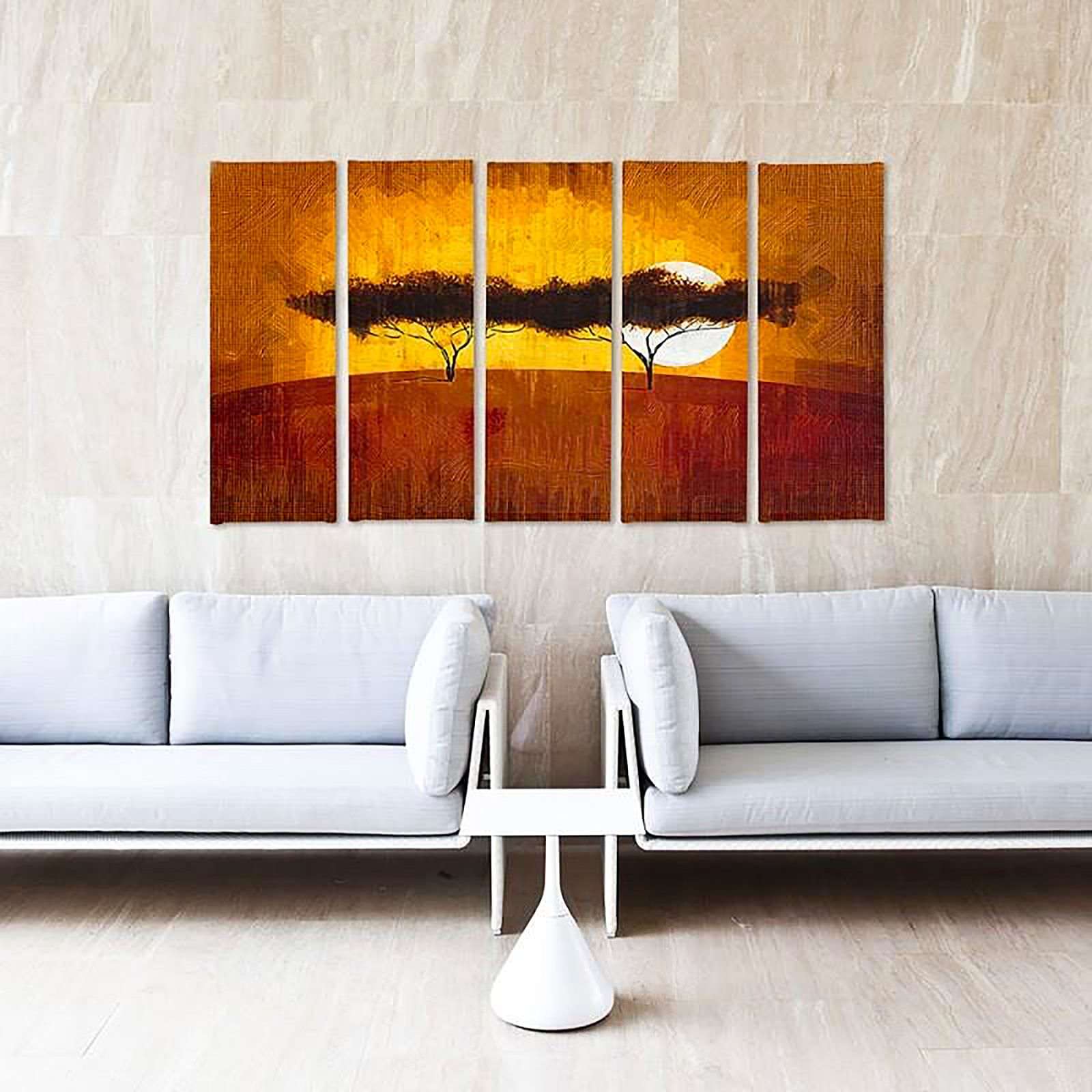 Tableau deux arbres - 200 x 100 cm - 5