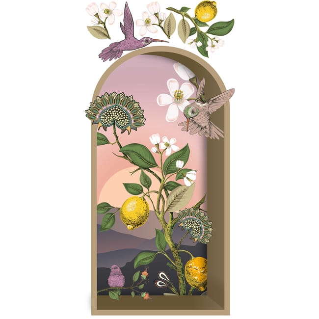 Carta Parati Ginkgo Biloba, Varianti A Colori Caldi/freddi - Foto 3