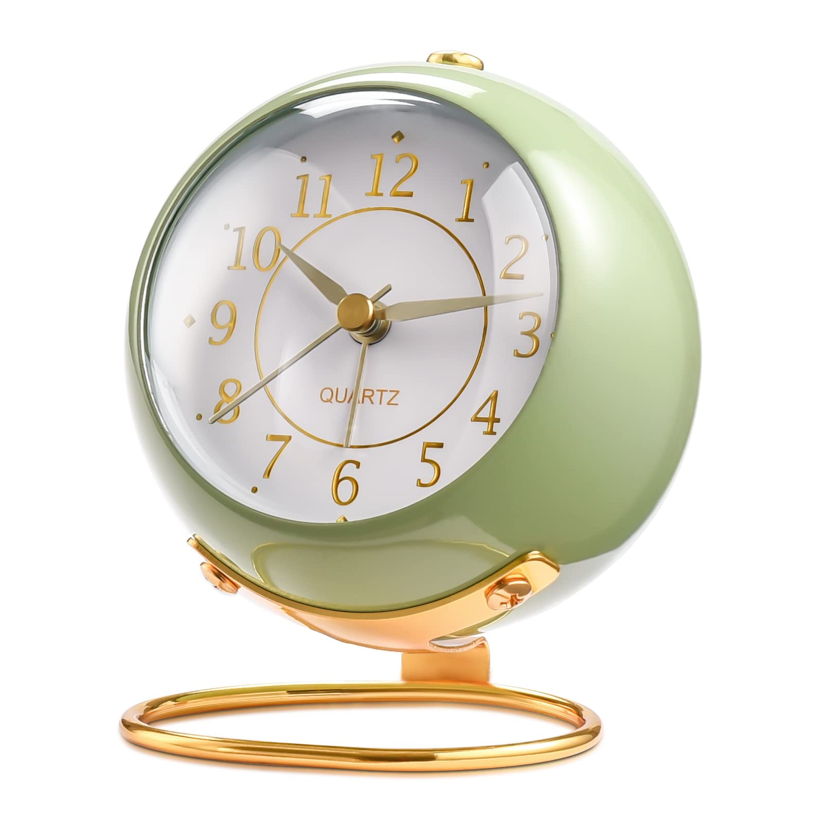 Baxcdyswe Sveglia da Comodino, Orologio a Batteria, Veglia LCD Orologio Sveglia Digitale Senza