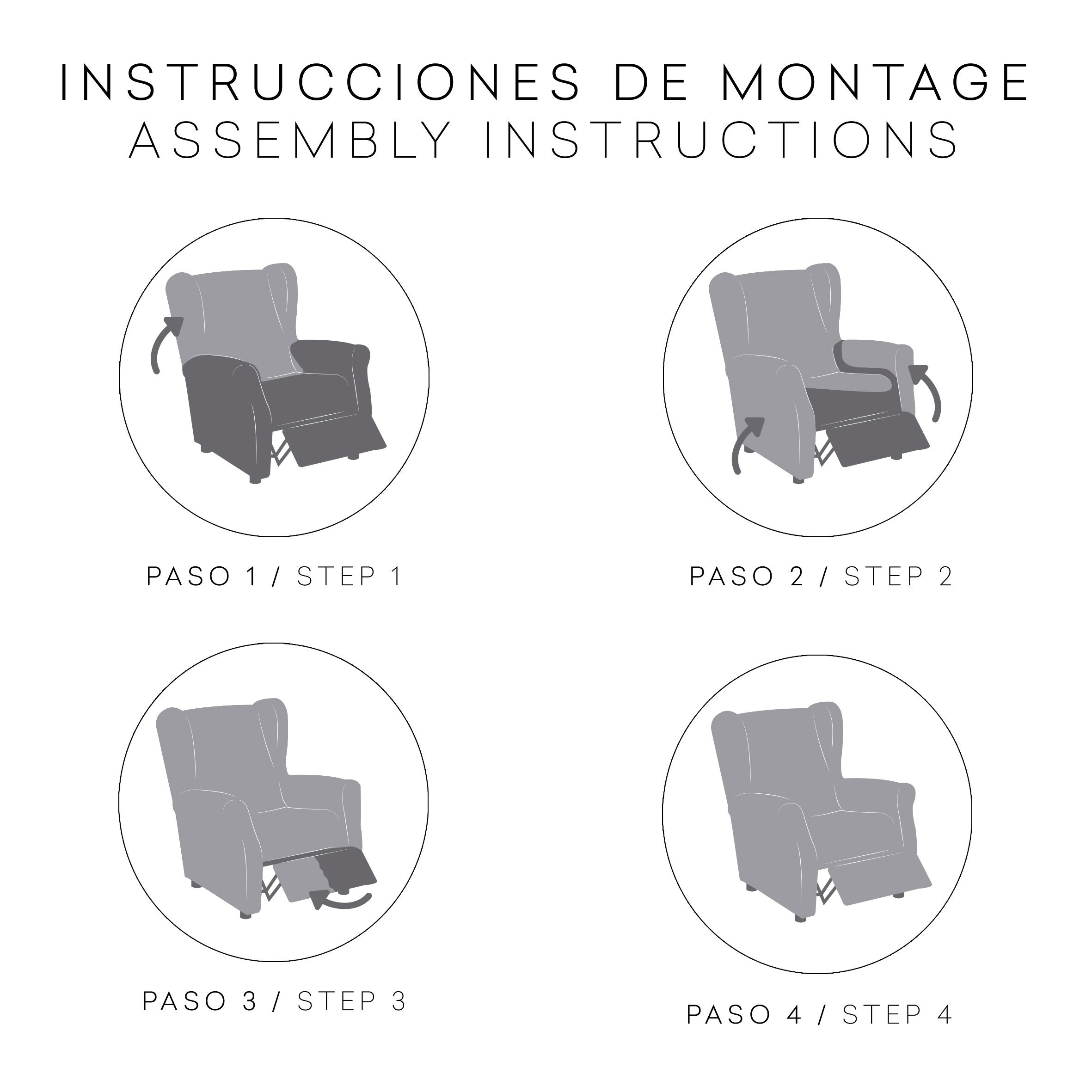 Copripoltrona Bronx relax elastica caldaia 60 - 75 cm - 5