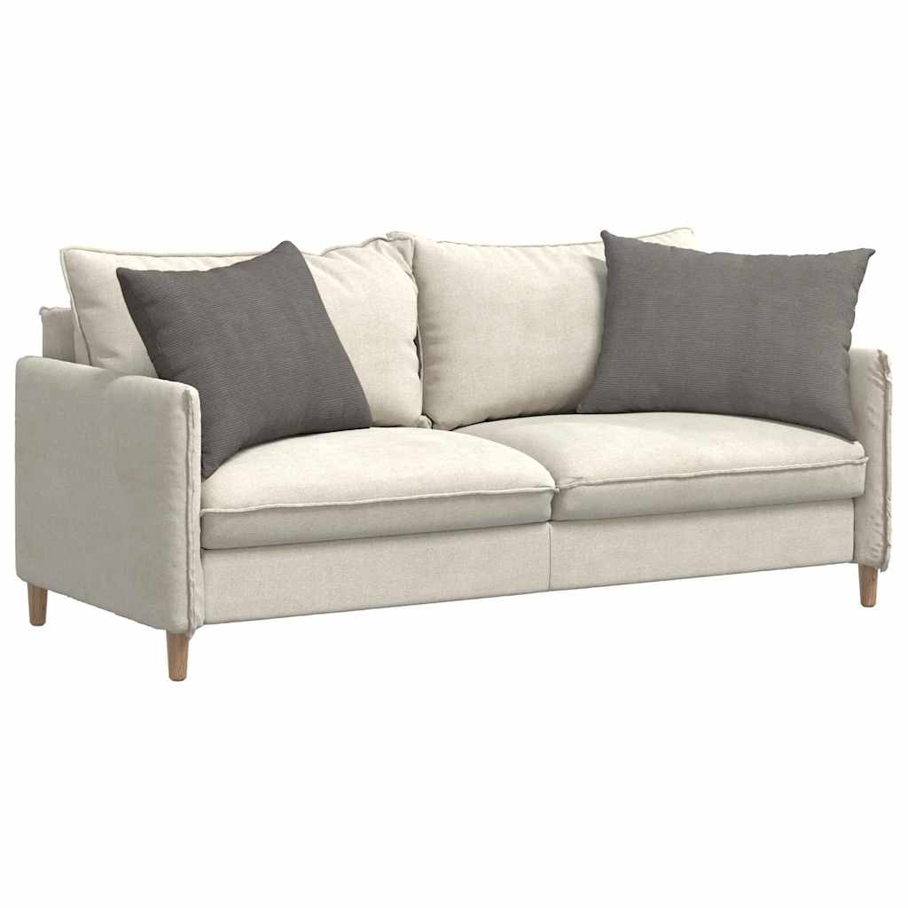 vidaXL Coussins de canapé 2 pcs Gris clair 70 x 50 cm - 3
