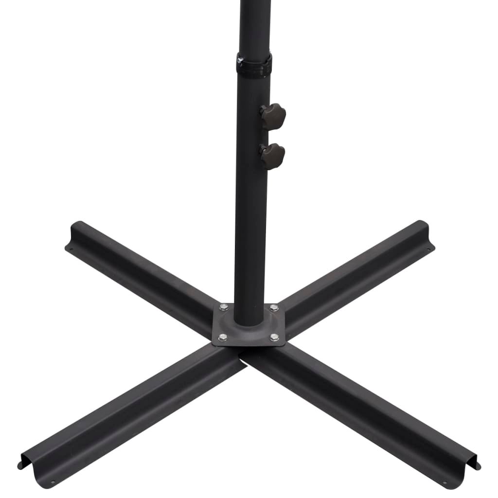 Parasol en porte-à-faux 3 m Bleu - 6