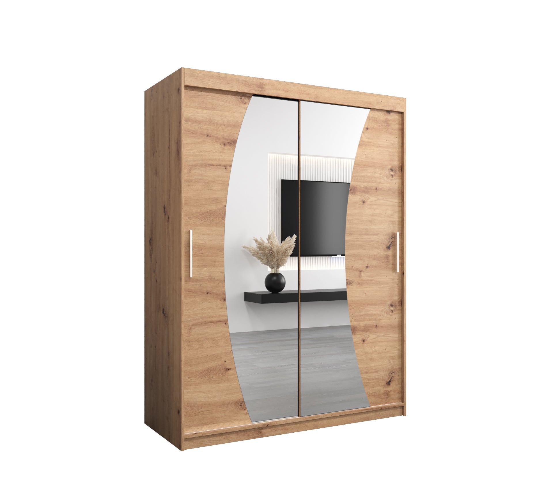 Szafa przesuwna garderoba WAVE 150 x 62 x 200 cm Artisan - Abiks Meble